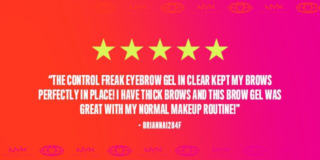 nyx the brow glue crazy lift 1. adım