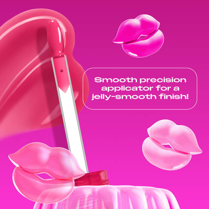 Jelly Job applicator close up highlighting the new spatula applicator for a jelly-smooth finish