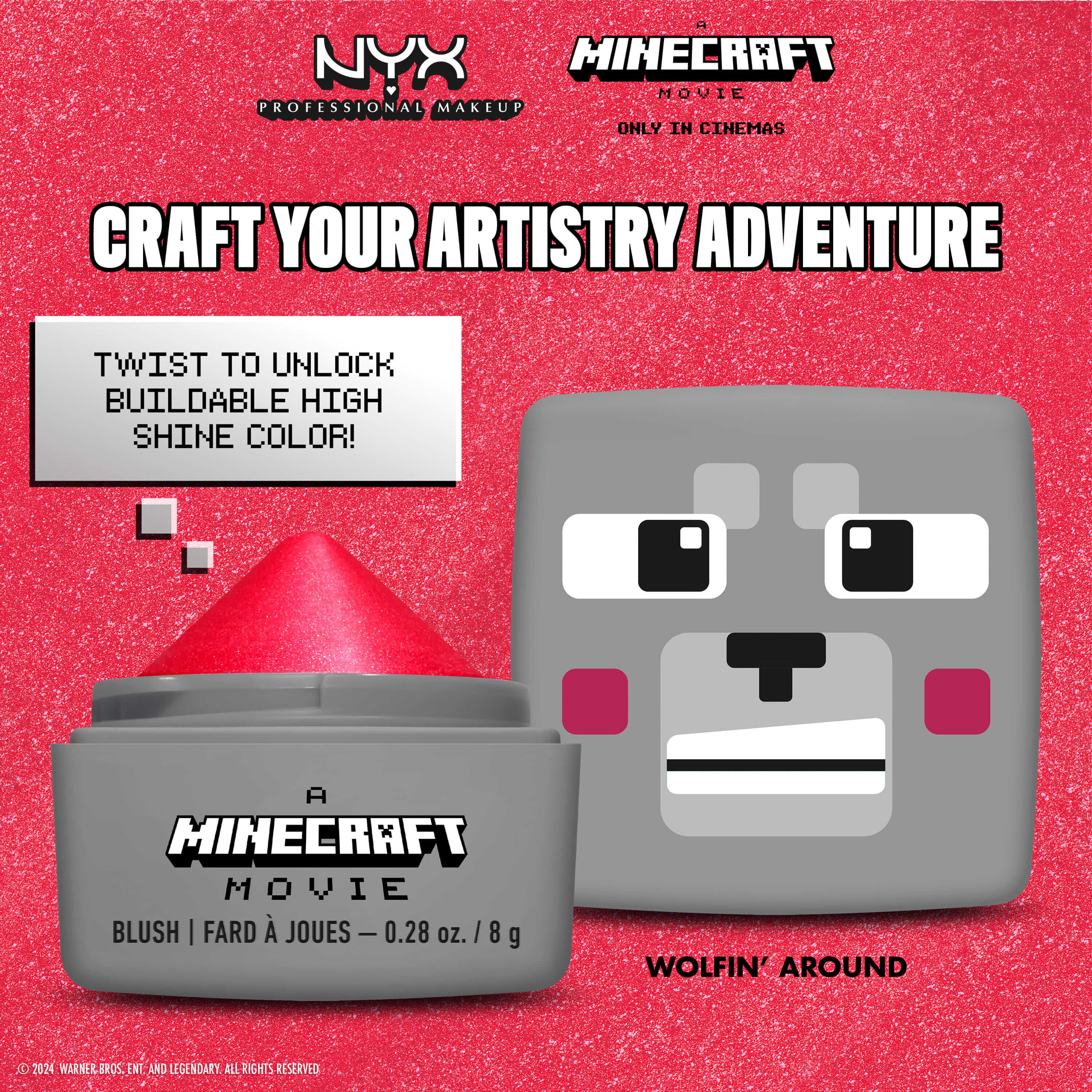 A MINECRAFT MOVIE Cheeky Mob Balms