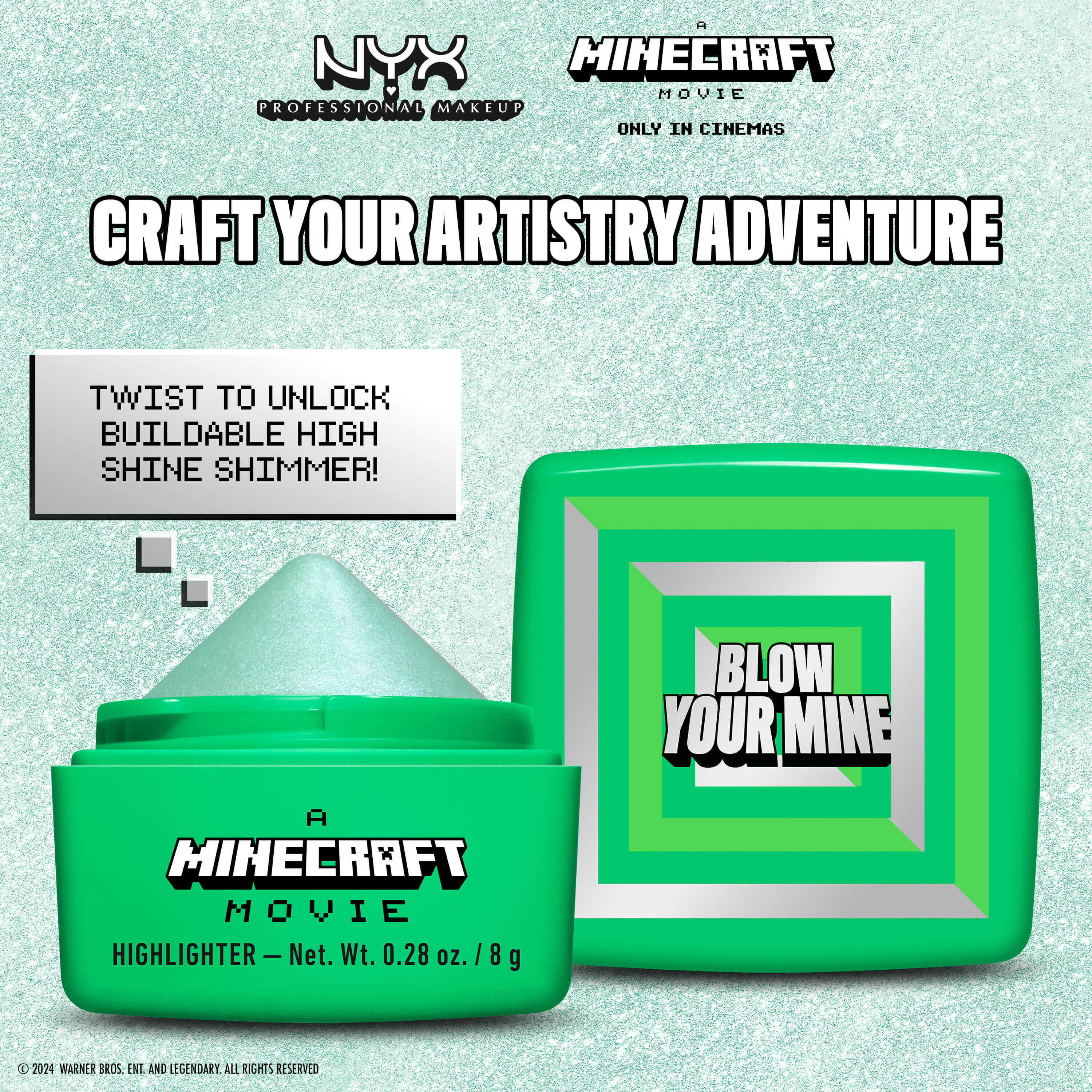 A MINECRAFT MOVIE Rare Highlight Balms