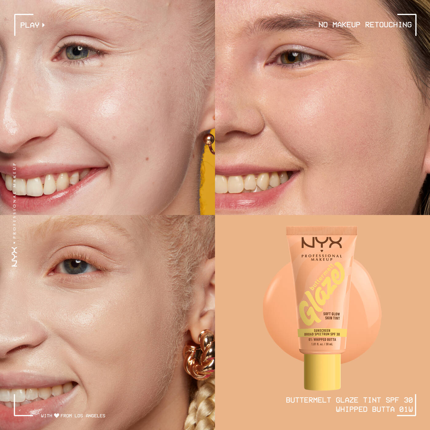 Buttermelt Glaze Soft Glow Skin Tint SPF 30 NYX buttermelt-glaze-soft-glow-skin-tint-spf-30-nyx