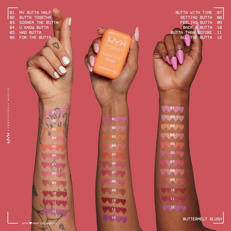 Buttermelt Blush NYX Professional Makeup(03)