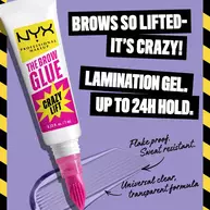 nyx the brow glue crazy lift