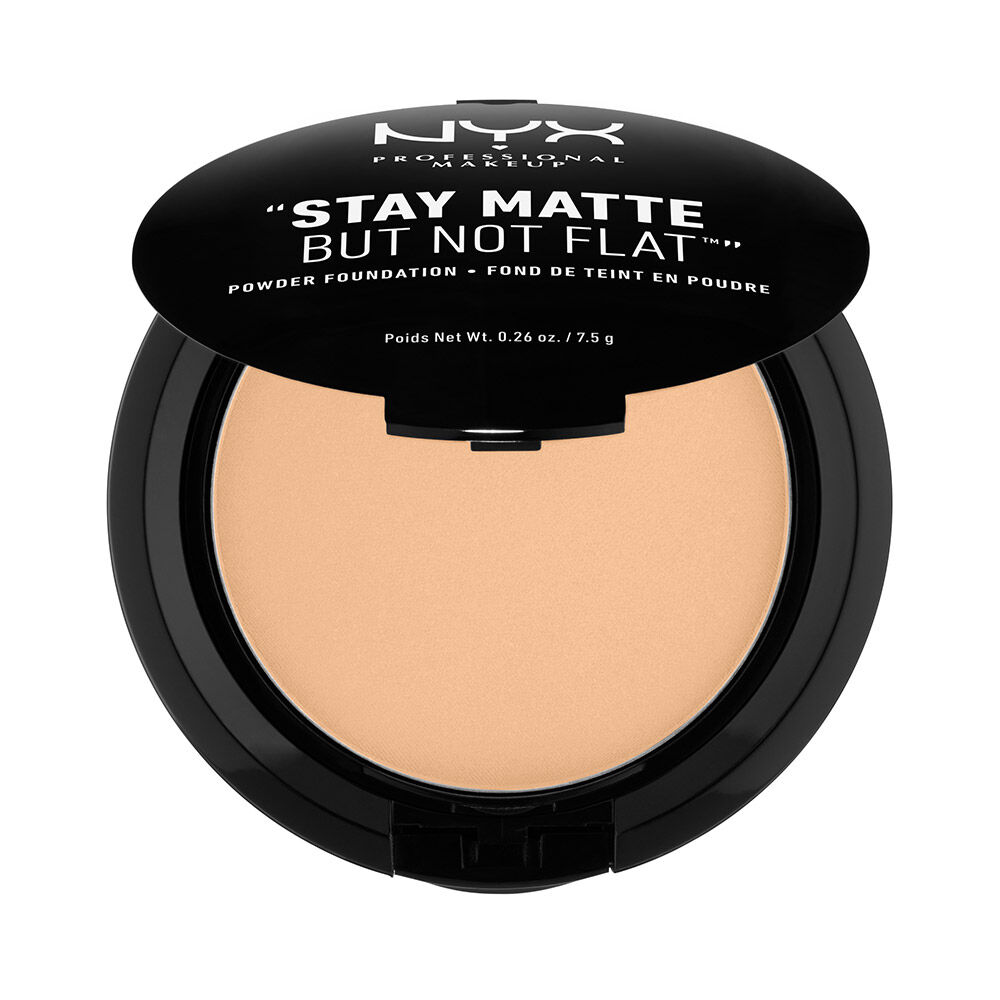 STAY MATTE BUT NOT FLAT POWDER FOUNDATION