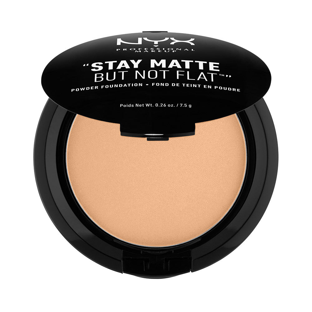 STAY MATTE BUT NOT FLAT POWDER FOUNDATION