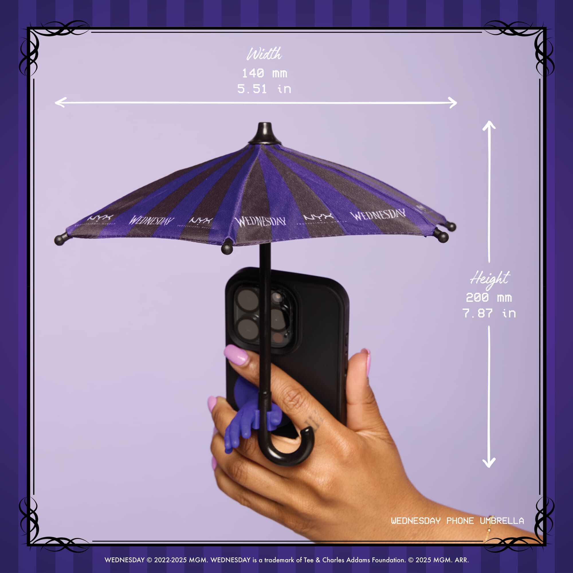 Wednesday Phone Umbrella