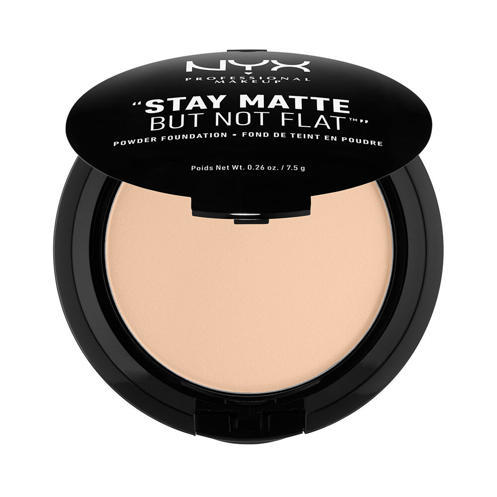 STAY MATTE BUT NOT FLAT POWDER FOUNDATION