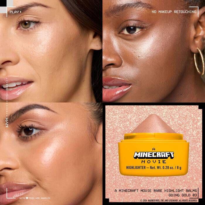 A MINECRAFT MOVIE Rare Highlight Balms