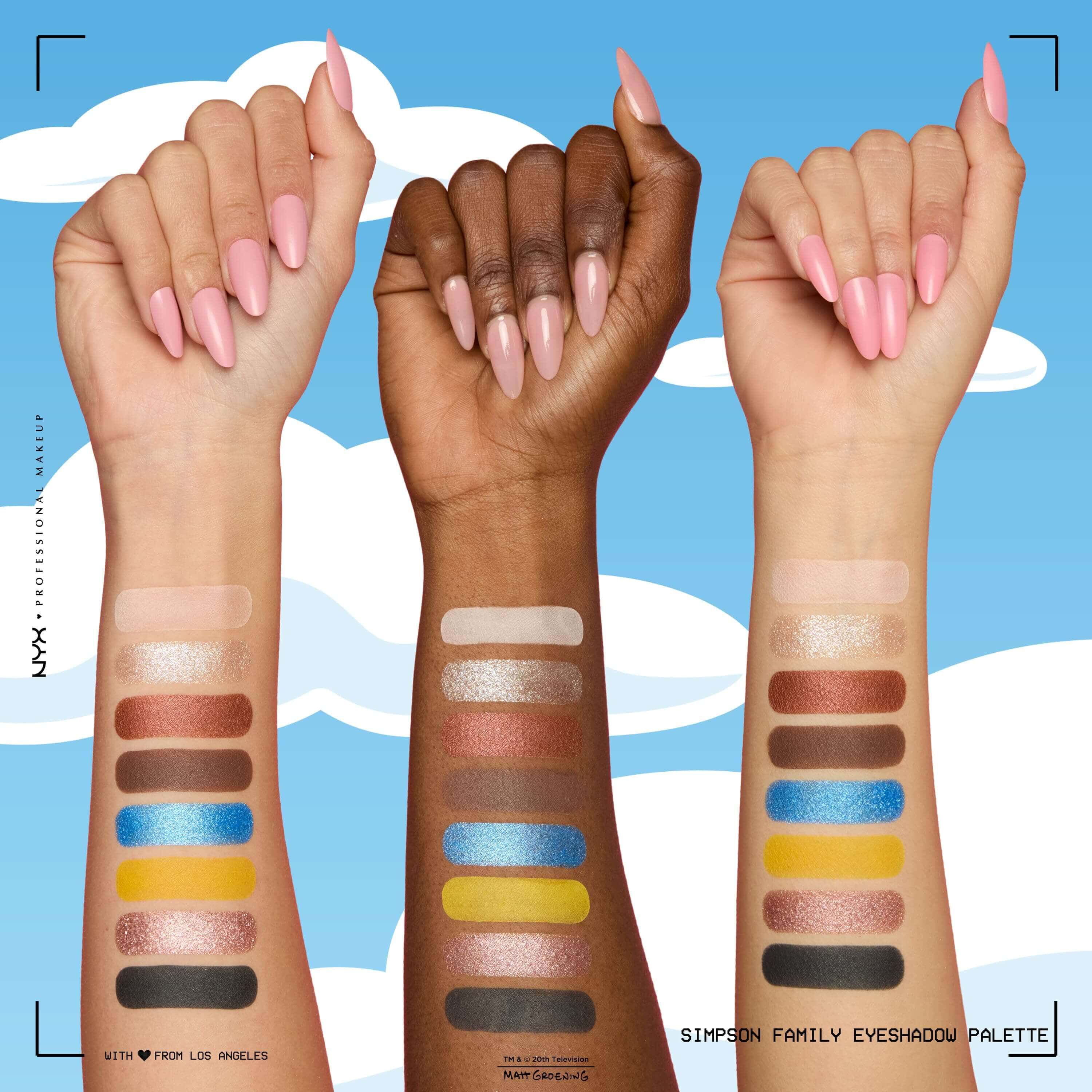 SIMPSON FAMILY EYESHADOW PALETTE