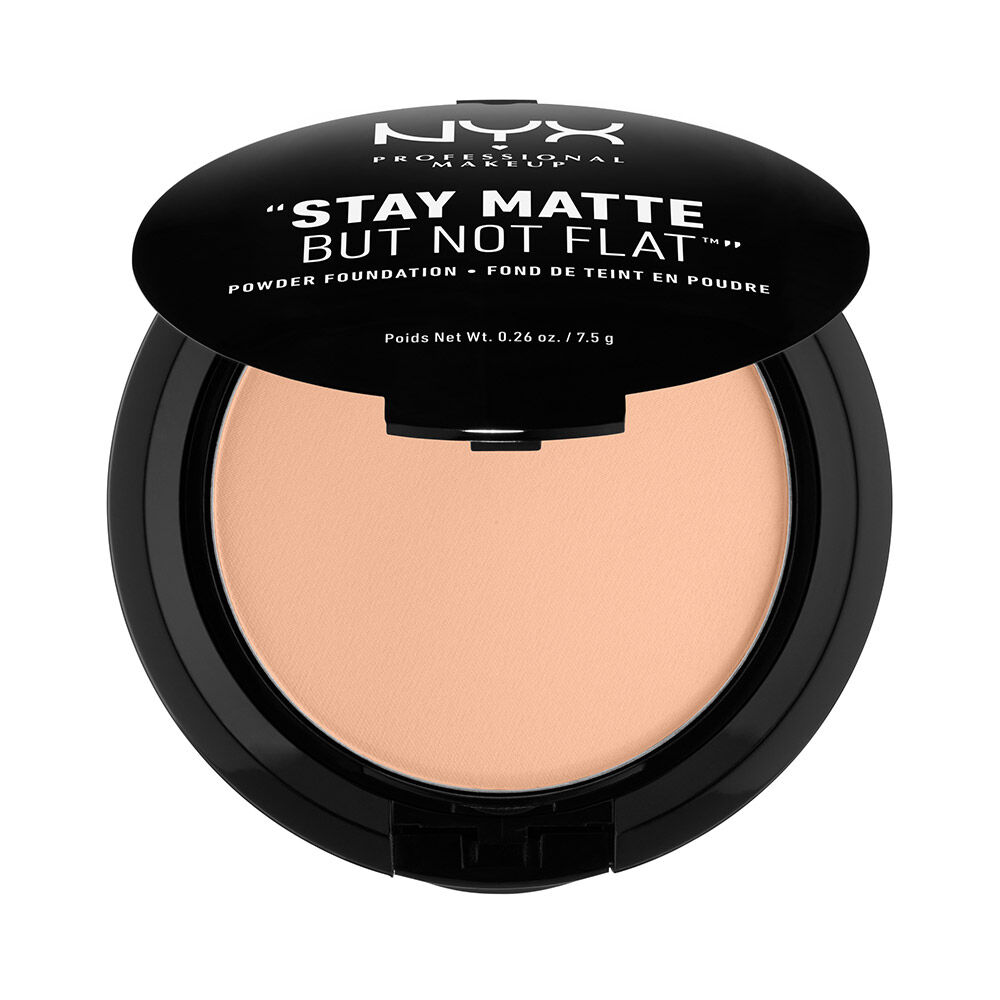 STAY MATTE BUT NOT FLAT POWDER FOUNDATION