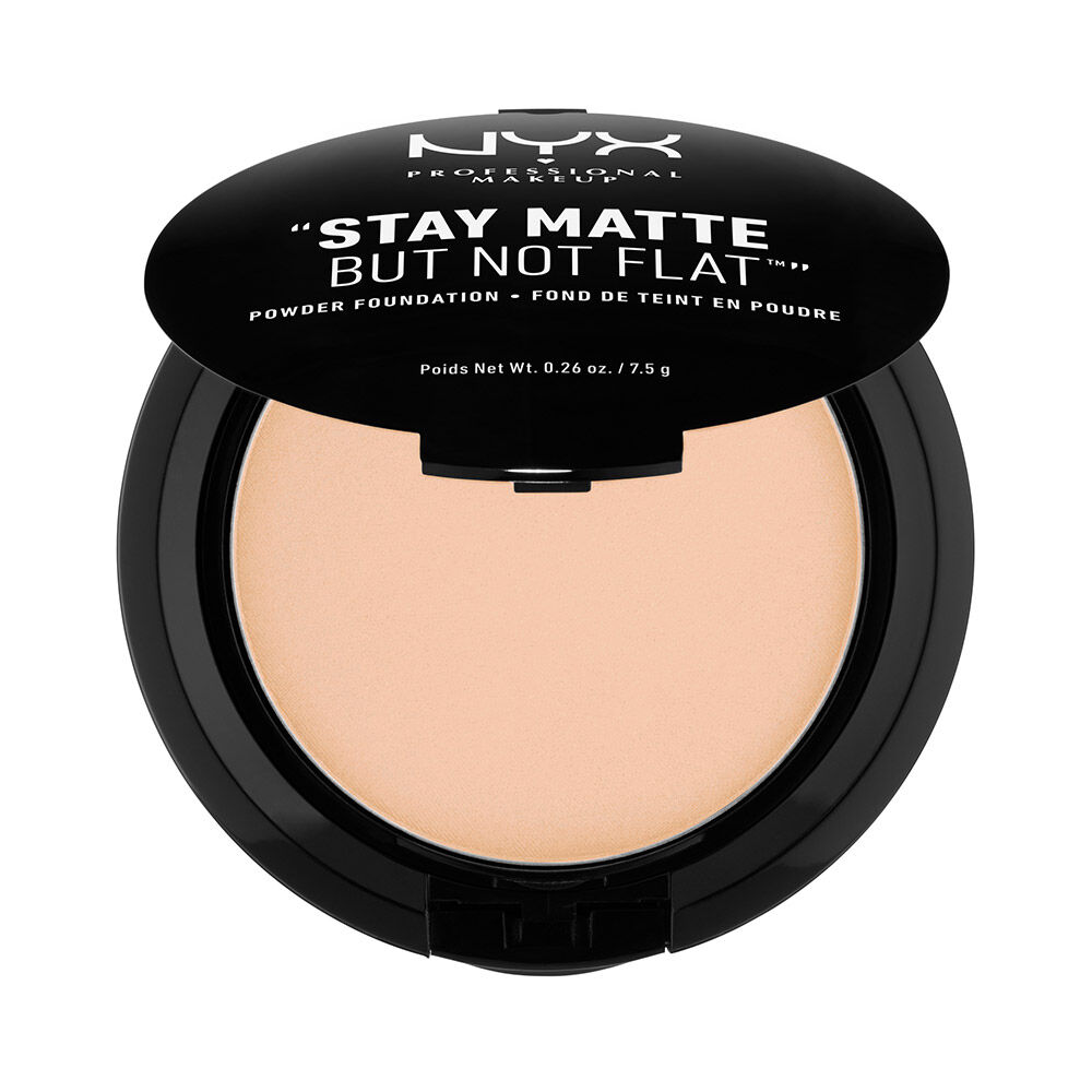 STAY MATTE BUT NOT FLAT POWDER FOUNDATION