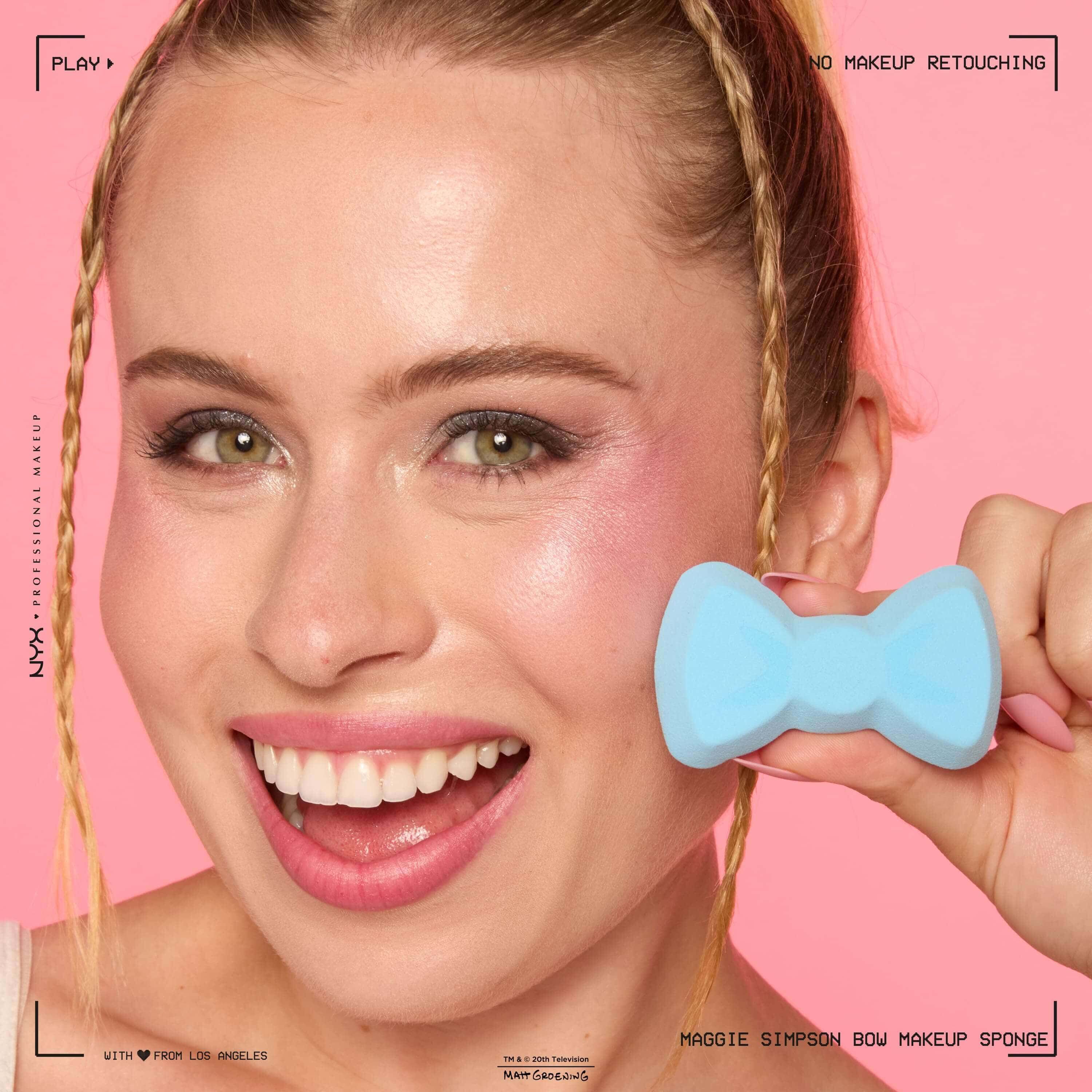 MAGGIE SIMPSON BOW MAKEUP SPONGE