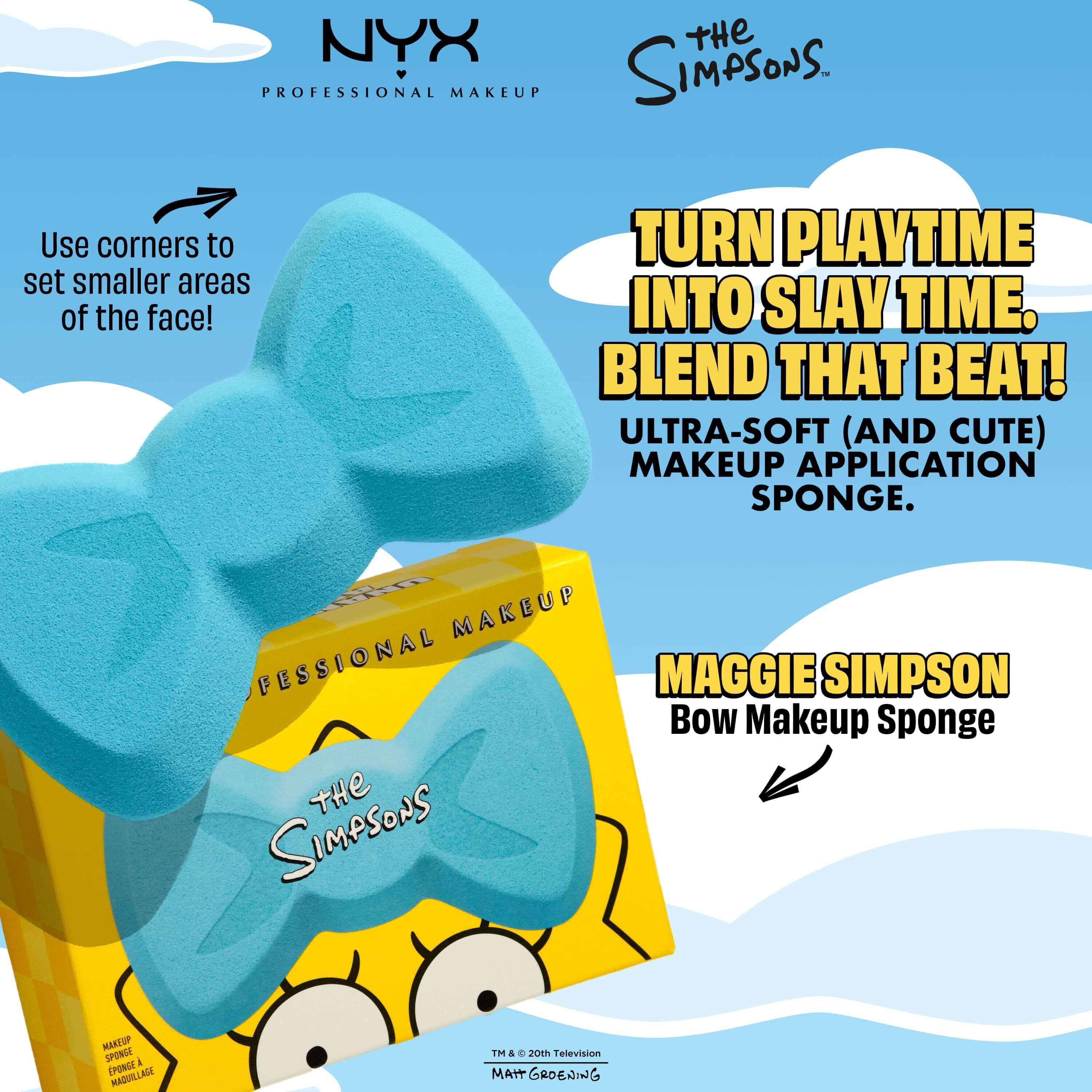 MAGGIE SIMPSON BOW MAKEUP SPONGE