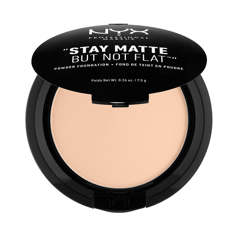 STAY MATTE BUT NOT FLAT POWDER FOUNDATION