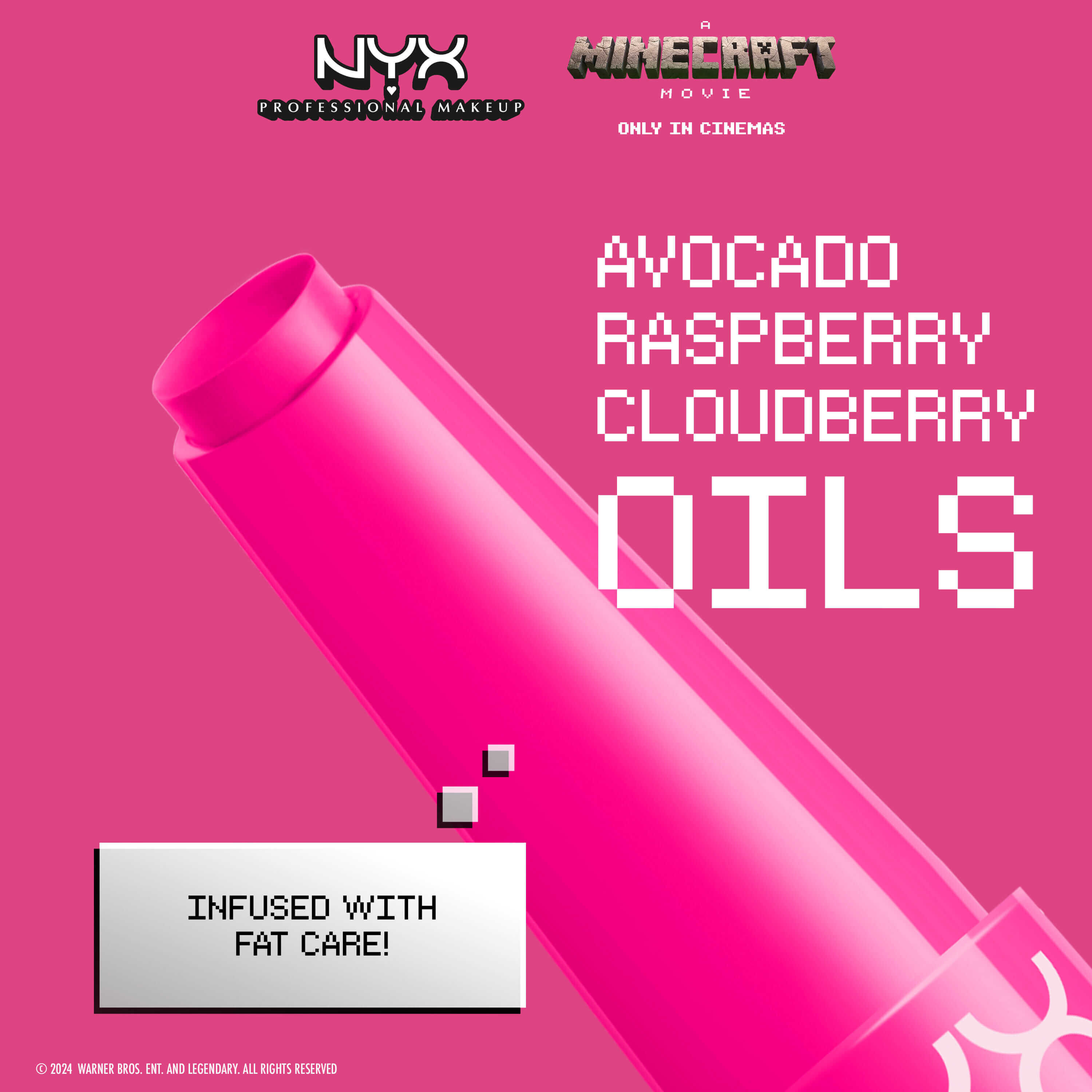 NYX Minecraft Fat Oil Dudak Yağı