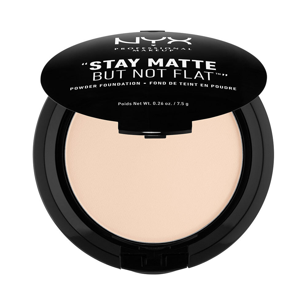 STAY MATTE BUT NOT FLAT POWDER FOUNDATION