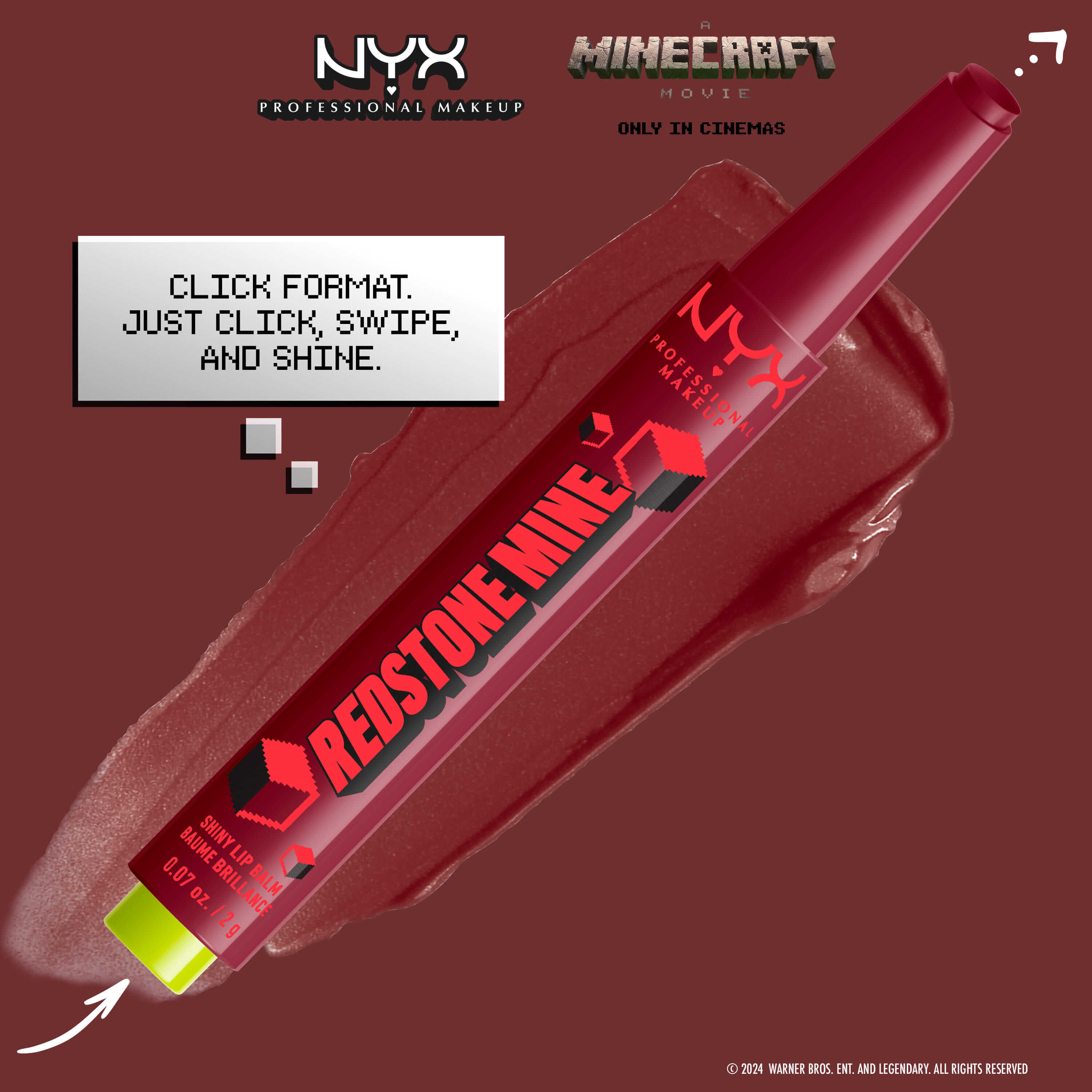 NYX Minecraft Fat Oil Dudak Yağı