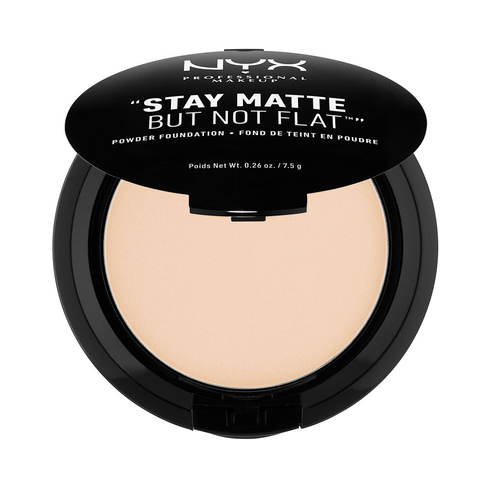 STAY MATTE BUT NOT FLAT POWDER FOUNDATION